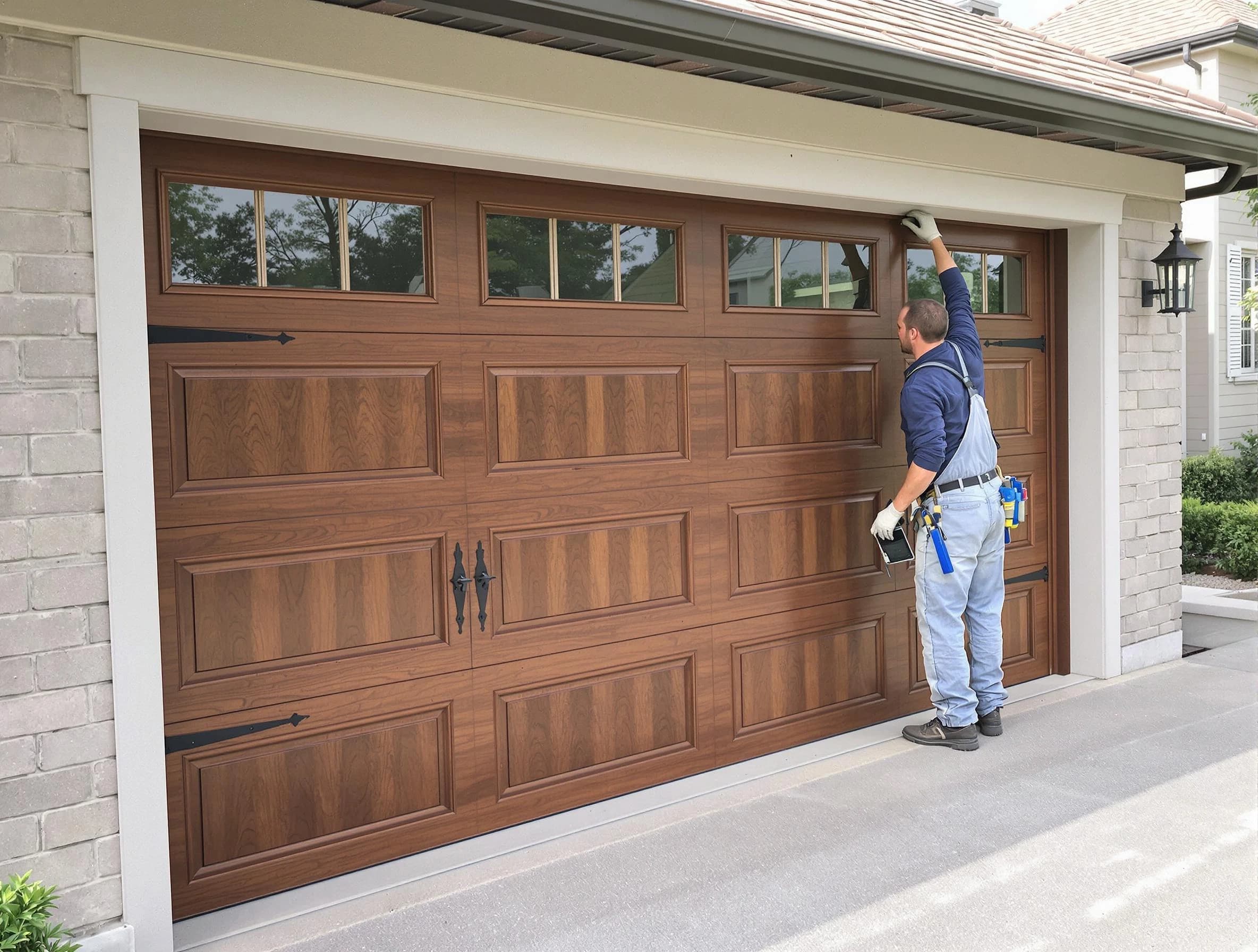 Custom garage door showcase by McCalla Garage Door Repair in McCalla