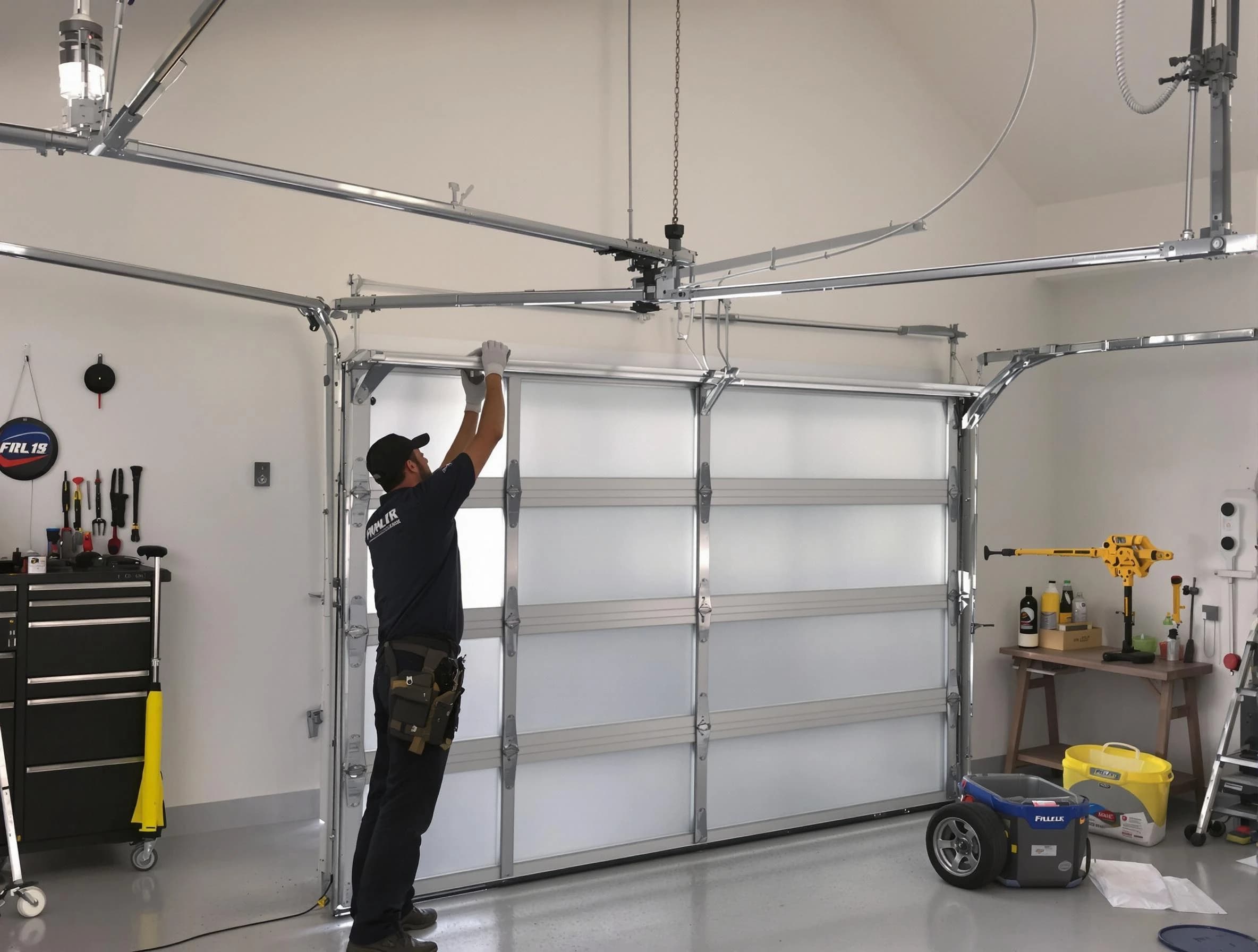 McCalla Garage Door Repair certified team performing precision garage door installation in McCalla