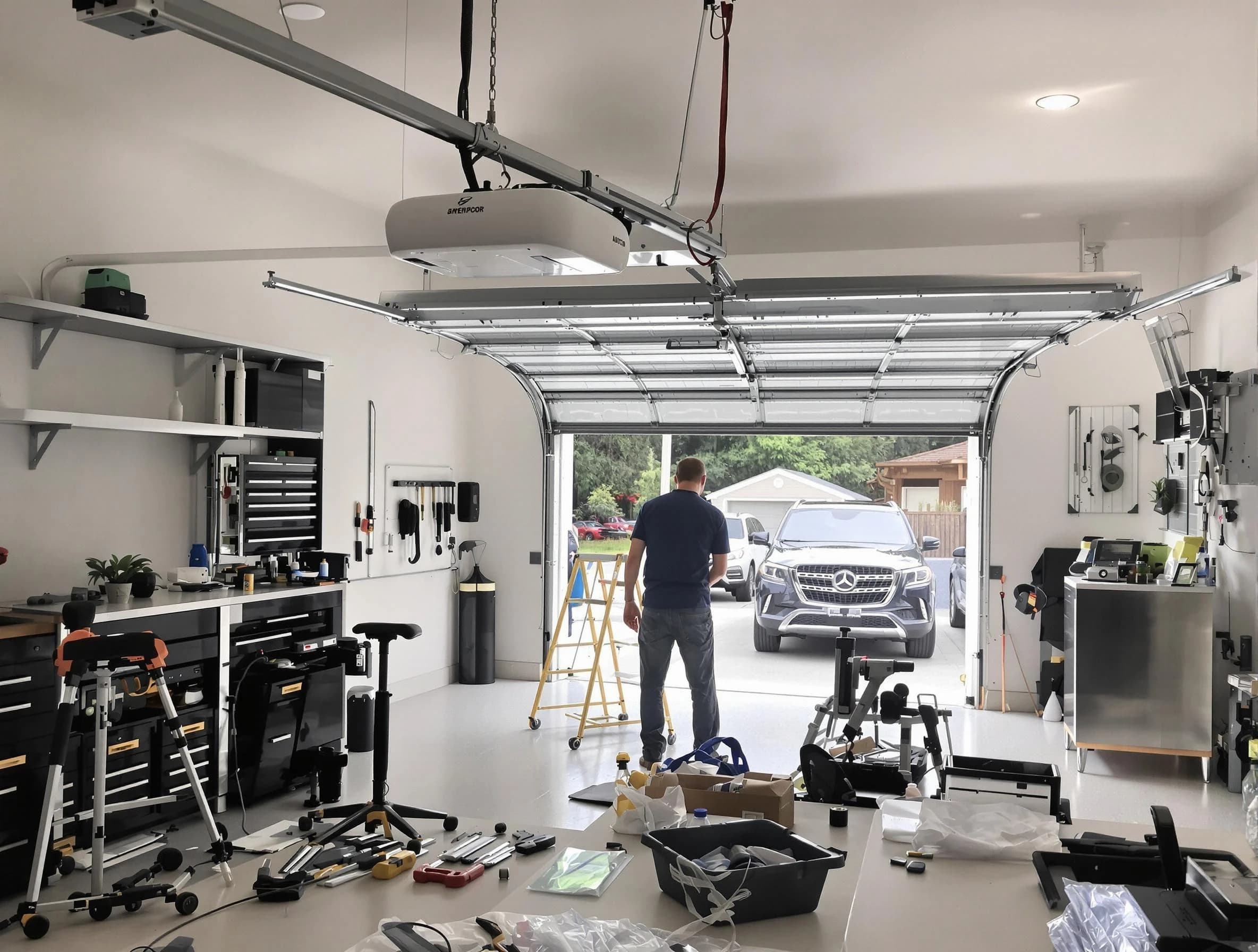 Garage door opener installation by McCalla Garage Door Repair in McCalla