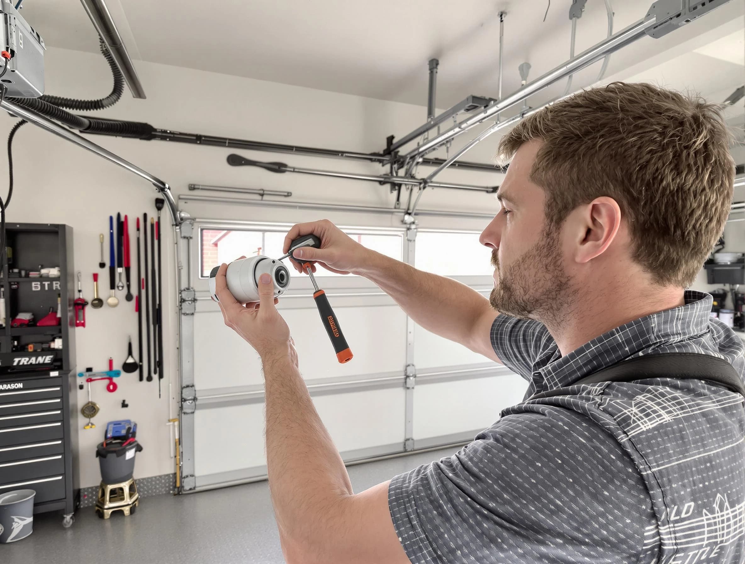 Garage door opener repair service by McCalla Garage Door Repair in McCalla