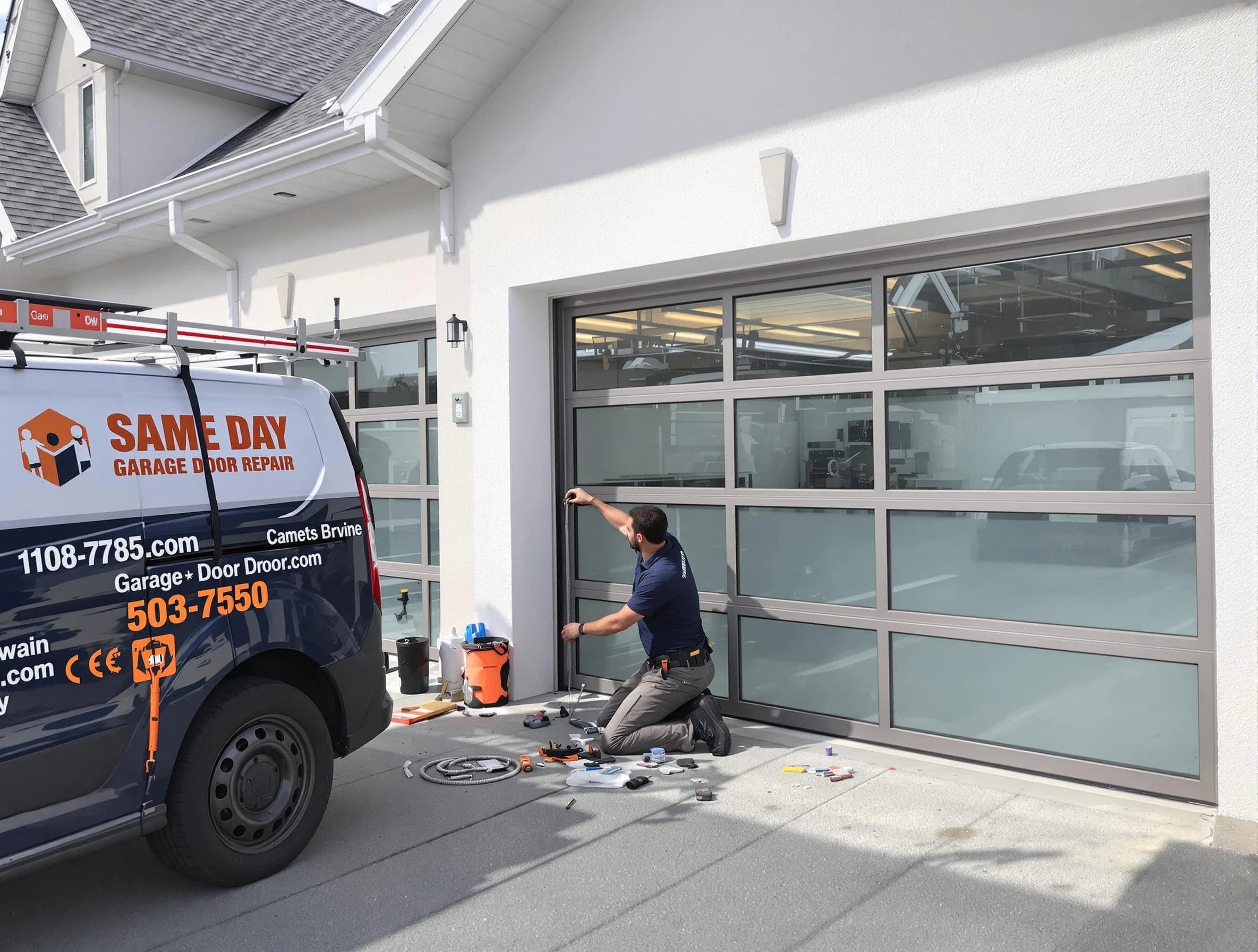 Same-day garage door repair service by McCalla Garage Door Repair in McCalla